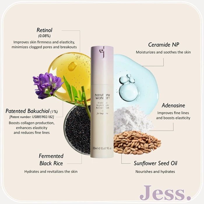 Haruharu wonder Black Rice Night Knight Retinol Serum 20 ml