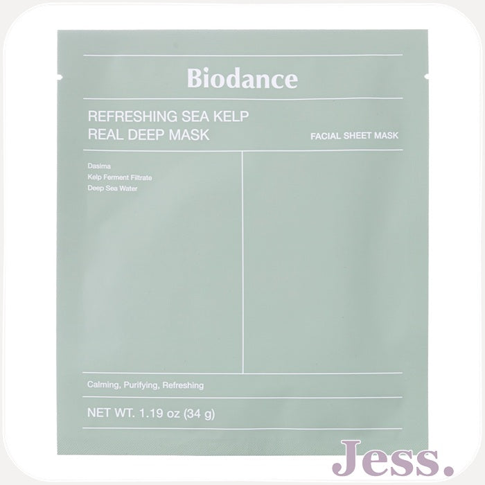 Biodance Refreshing Sea Kelp Real Deep Mask sheet 34 g