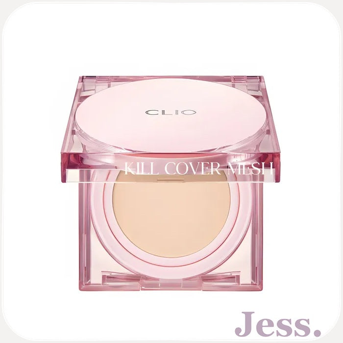 CLIO Kill Cover Mesh Glow cushion SPF 50+ PA++++ 3 Linen, no 21 Yellow Beige (15g x 2)