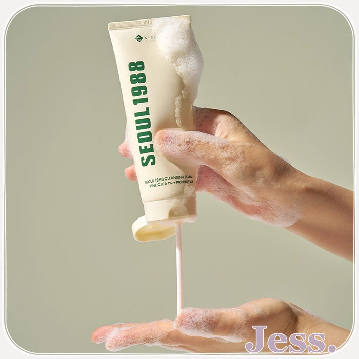 K-SECRET SEOUL 1988 Cleansing Foam: Pine Cica 1% + Probiotics 150ml