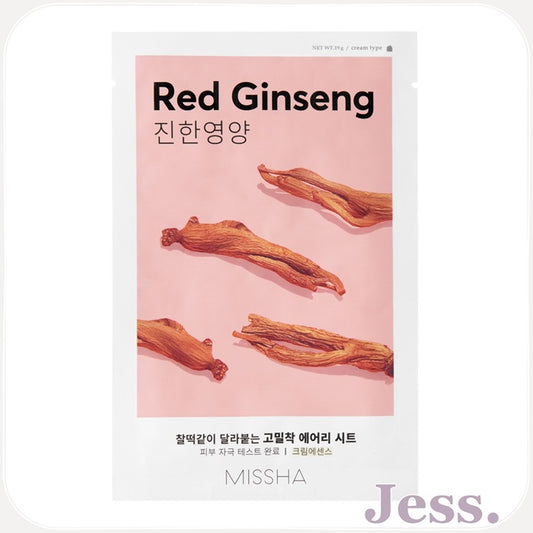 Missha Airy Fit Sheet Mask -Red Ginseng 19 g