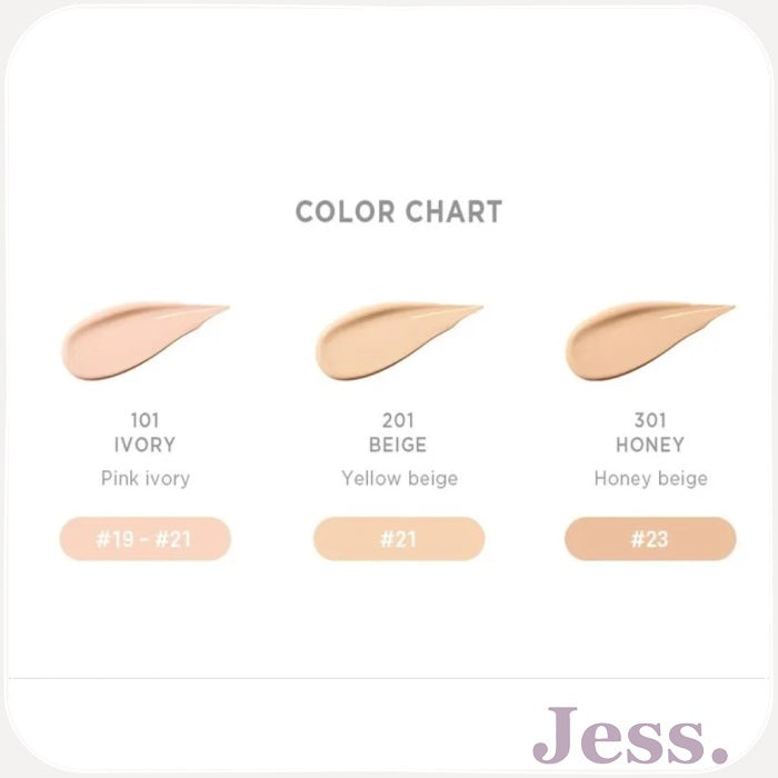 Moonshot Micro Glassyfit Cushion SPF 50+ PA++++ 101 Ivory 15 g