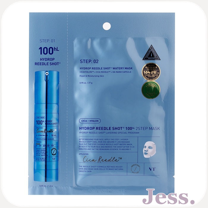 VT Cosmetics 100hl Hydrop Reedle Shot 2 step Mask