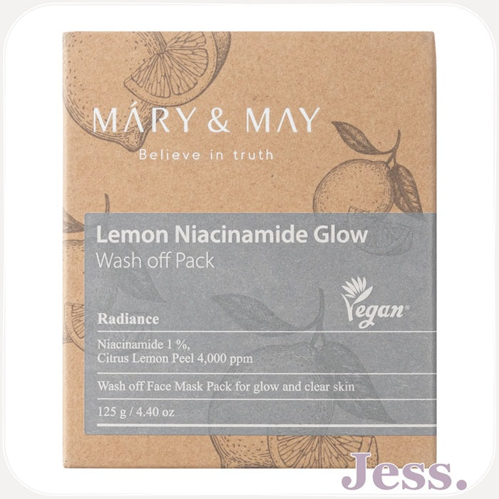 Mary & May Lemon Niacinamide Glow Wash off Pack 125 g