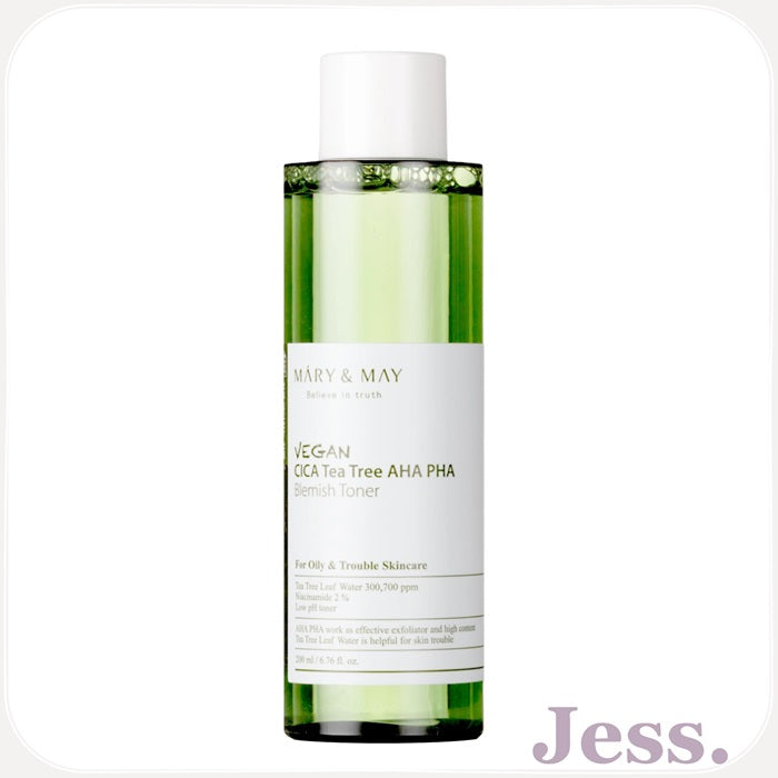 Mary & May Vegan CICA Tea Tree AHA PHA Toner 200 ml