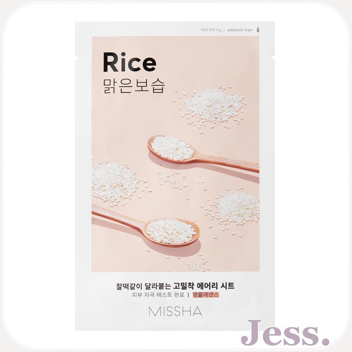 Missha Airy Fit Sheet Mask - Rice 19 g