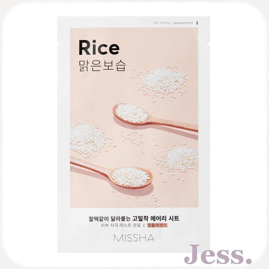 Missha Airy Fit Sheet Masker - Rijst 19 g