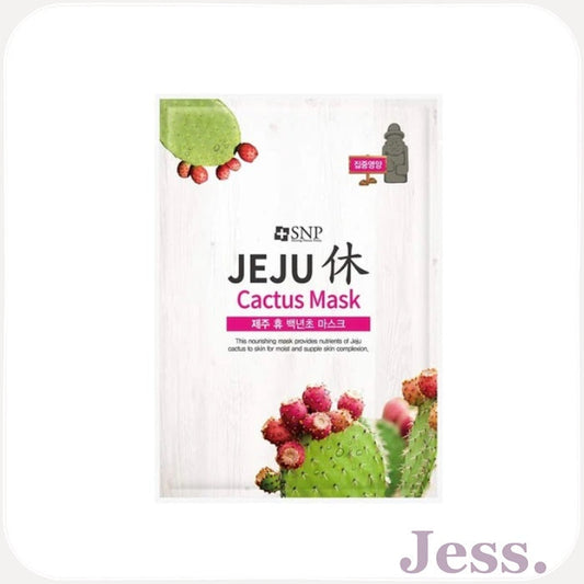 SNP Shining Nature Purity Jeju's Calmning Cactus Mask 22 ml