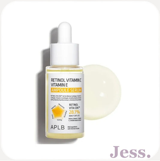 APLB Retinol Vitamin C Vitamin E Ampoule Serum 40 ml