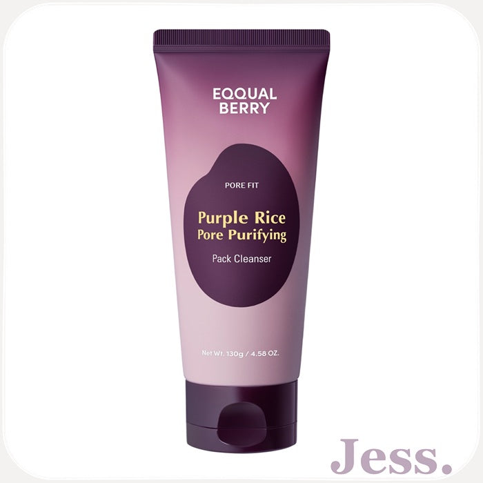 EQQUALBERRY Purple Rice Pore Purifying Pack Cleanser 130g
