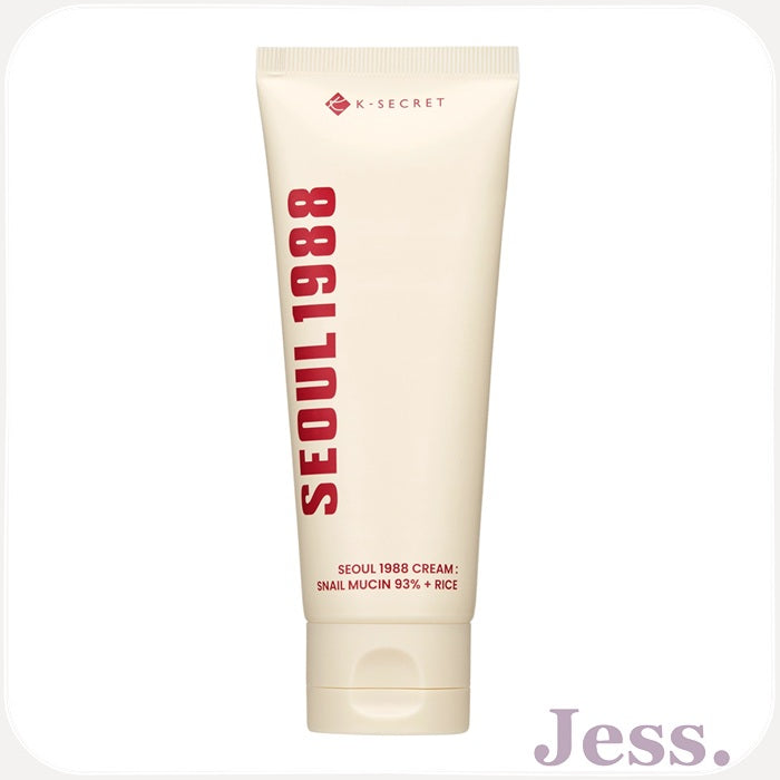 K-SECRET SEOUL 1988 Cream: Snail Mucin 93% + Rice 100ml