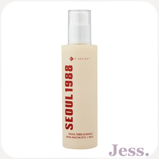 K-SECRET SEOUL 1988 Essence; Snail Mucin 97% + Rice 100ml