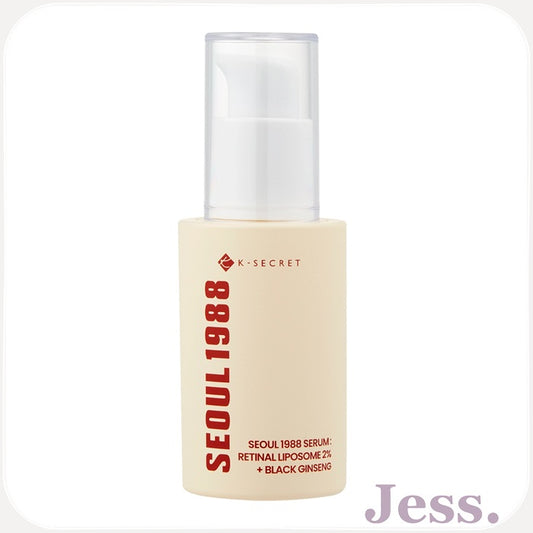 K-SECRET SEOUL 1988 Serum: Retinal Liposome 2% + Black Ginseng 30ml