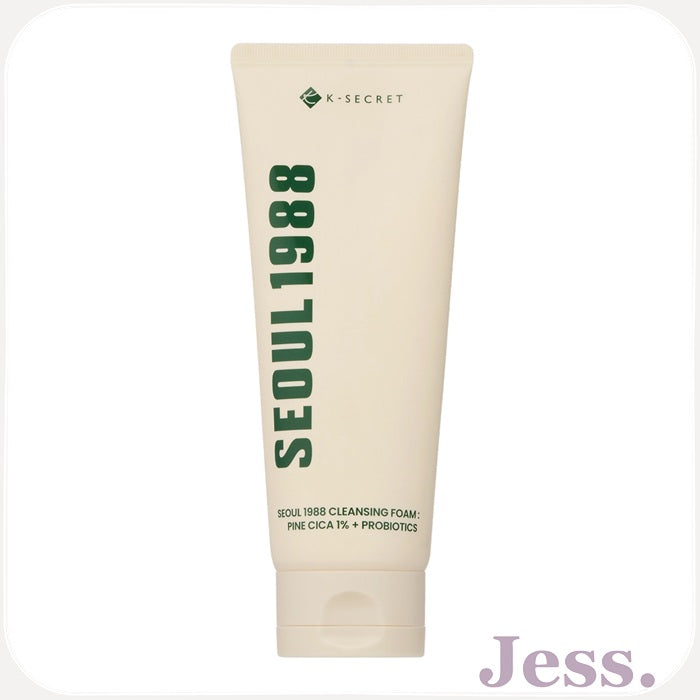 K-SECRET SEOUL 1988 Cleansing Foam: Pine Cica 1% + Probiotics 150ml