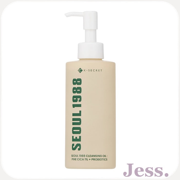 K-SECRET SEOUL 1988 Cleansing Oil: Pine Cica 1% + Probiotics 200 ml